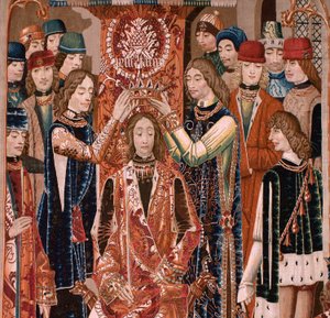 Romeinse geschiedenis? Tarquinius Priscus (Tarquino Prisco). Ca 1475. door Flemish School