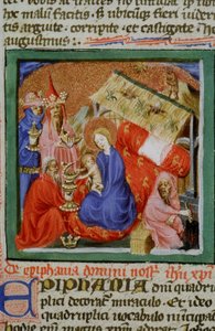 Pagina uit de Legenda Aurea, Brugge, ca. 1400-10 door Flemish School