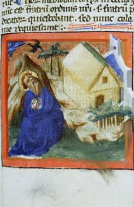 Pagina uit de Legenda Aurea, Brugge, ca. 1400-10 door Flemish School