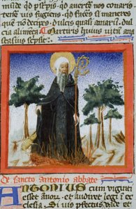 Pagina uit de Legenda Aurea, Brugge, ca. 1400-10 door Flemish School
