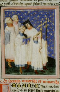 Pagina uit de Legenda Aurea, Brugge, ca. 1400-10