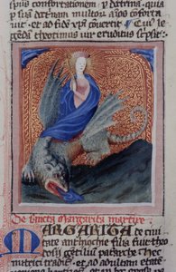 Pagina uit de Legenda Aurea, Brugge, ca. 1400-10 door Flemish School