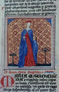 Pagina uit de Legenda Aurea, Brugge, ca. 1400-10 door Flemish School