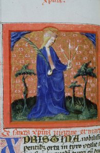 Pagina uit de Legenda Aurea, Brugge, ca. 1400-10