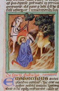 Pagina uit de Legenda Aurea, Brugge, ca. 1400-10 door Flemish School