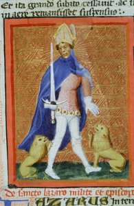 Pagina uit de Legenda Aurea, Brugge, ca. 1400-10