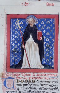 Pagina uit de Legenda Aurea, Brugge, ca. 1400-10 door Flemish School