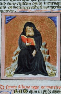 Pagina uit de Legenda Aurea, Brugge, ca. 1400-10 door Flemish School