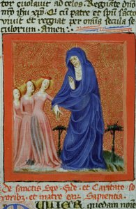 Pagina uit de Legenda Aurea, Brugge, ca. 1400-10