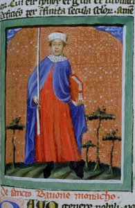 Pagina uit de Legenda Aurea, Brugge, ca. 1400-10 door Flemish School