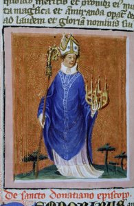Pagina uit de Legenda Aurea, Brugge, ca. 1400-10 door Flemish School