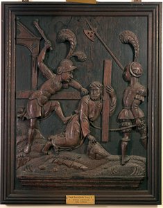Onze Verlosser Valt terwijl Hij het Kruis Draagt, uit de kapel, ca. 1520