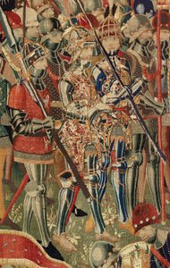 De landing in Arzila. Veroveringen van koning Alfonso I van Portugal door Flemish School