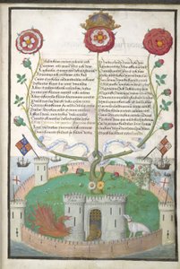 Verzen met Tudor-symbolen, c.1516 door Flemish School
