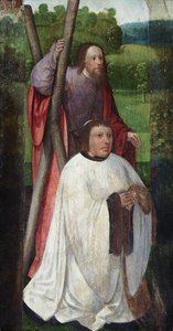 Sint Andreas en Donor, Sint Jacobus [2 panelen]