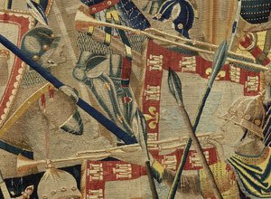 Wandtapijt met de veroveringen van koning Alfons V van Portugal (Conquistas de Alfonso V de Portugal), Tournai. Detail
