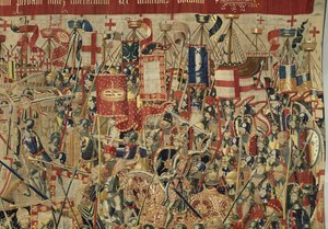 Wandtapijt met de veroveringen van koning Alfonso V van Portugal