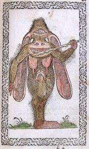 De Cycloop, illustratie uit Omnium fere gentium nostraeque aetatis Nationum Habitus et Effigies door Jean Sluperji, Antwerpen, 1572