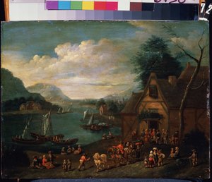 Een taverne aan de kust