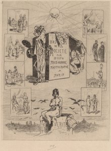Frontispice: De Dregs van de Samenleving (Les bas-fonds de la société) door Félicien Rops