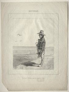 Oostende. Alleen met de oceaan onder het oog van God! door Félicien Rops