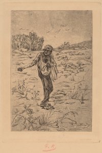 De gelijkenis van de zaaier, 1876 door Félicien Rops