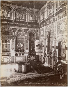 Damascus. Interieur van huis. Engelse consul (Syrië)