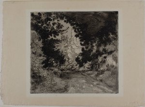 De Chemin de Coutures, in Sèvres door Félix Henri Bracquemond