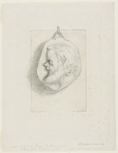 Profielportret van Charles Meryon door Félix Henri Bracquemond