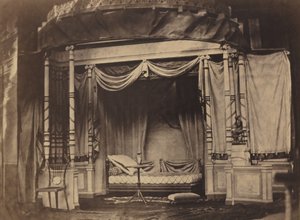 Slaapkamerdisplay op de Parijse Wereldtentoonstelling van 1855