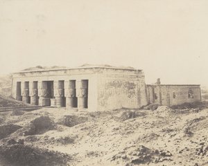 Dendérah Tentyris, Tempel van Athor - Algemeen Zicht door Félix Teynard