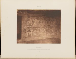 El-Fourdjeh. Hypogeaanse architectuur - Binnenschildering van de rechtermuur