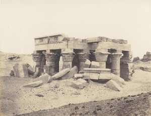 Kôm-Ombou Ombos, algemeen uitzicht op de ruïnes, 1851-52, gedrukt 1853-54 door Félix Teynard