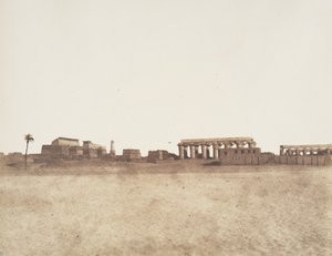 Louksor Thebe, Algemeen Uitzicht op de Ruïnes, 1851-52