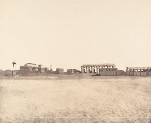Louksor Thebe, Algemeen Uitzicht op de Ruïnes, 1851-1852