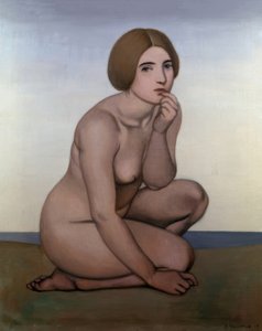 Hurkende bader door Félix Vallotton