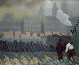 De haven van Rouen door Félix Vallotton