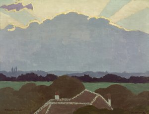 De grote wolk door Félix Vallotton
