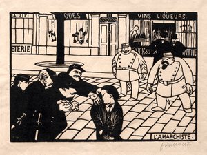 De Anarchist door Félix Vallotton