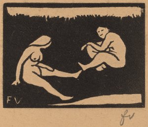 Twee Zittende Baders Deux baigneuses assises, 1893