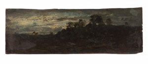 Barbizon, de avond, 2e helft van de 19e eeuw