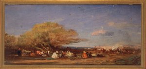 Bij Algiers, ca. 1859 door Félix Ziem