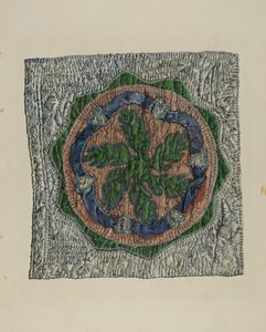 Quiltblok - "E. Cooper" Ontwerp door Florence Truelson