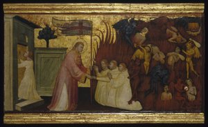 Sint Laurentius bevrijdt zielen uit het vagevuur door Florentine Lorenzo di Niccolò Italian