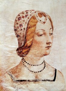 Miniatuur die Laure afbeeldt door Florentine School