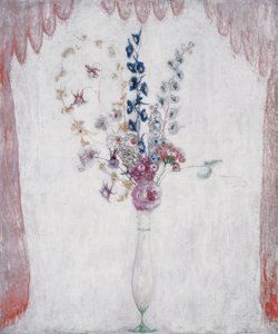 Ridderspoor en Akelei, ca. 1923 door Florine Stettheimer