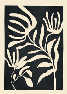 Abstracte botanische vormen door Flow Line