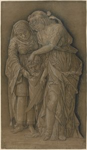 Judith met het Hoofd van Holofernes door Follower of Andrea Mantegna