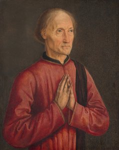 Portret van een Donor door Follower of Dirck Bouts