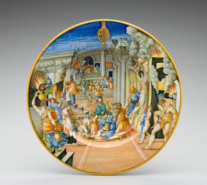 De brand van Troje, tussen 1570 en 1574
